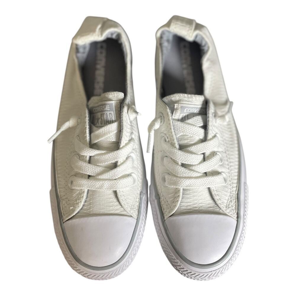 Converse Women’s Chuck Taylor All Star White Shoreline Slip On Sneakers Size-5 - Picture 9 of 9
